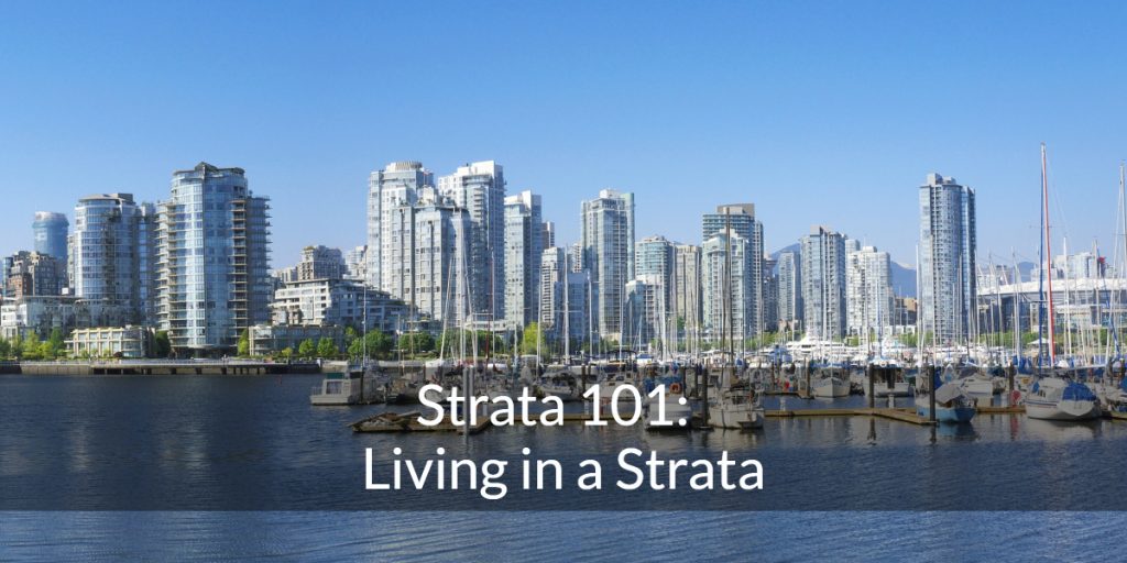 living in a strata in vancouver british columbia